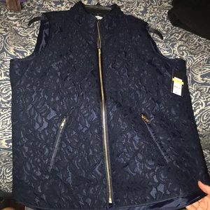 Crown & Ivy lace vest